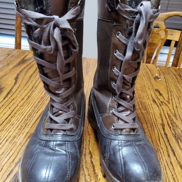 London Fog Winter Boots in Brown size 8.5 - Picture 3 of 9